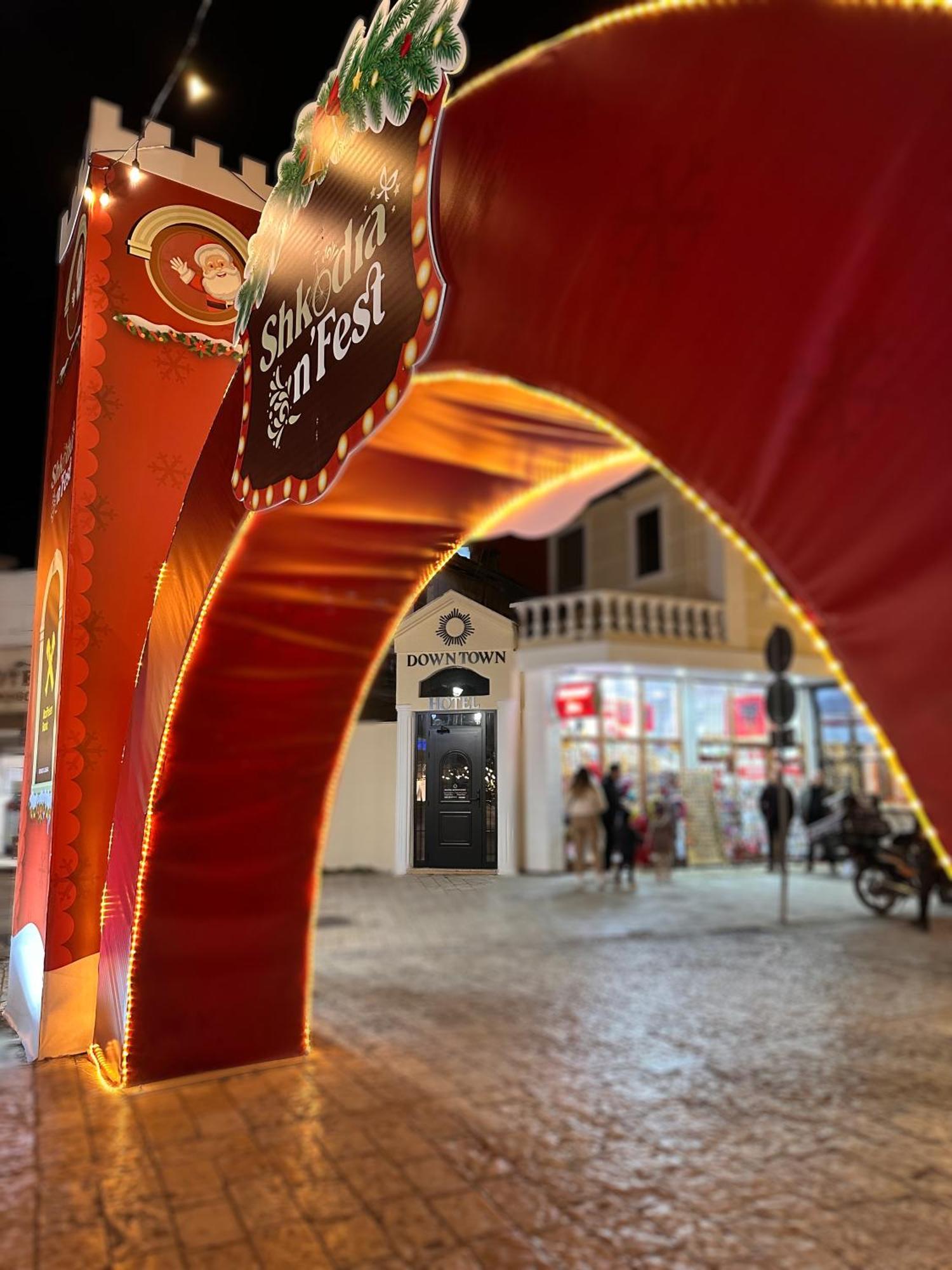 Downtown Hotel Shkodër Eksteriør bilde